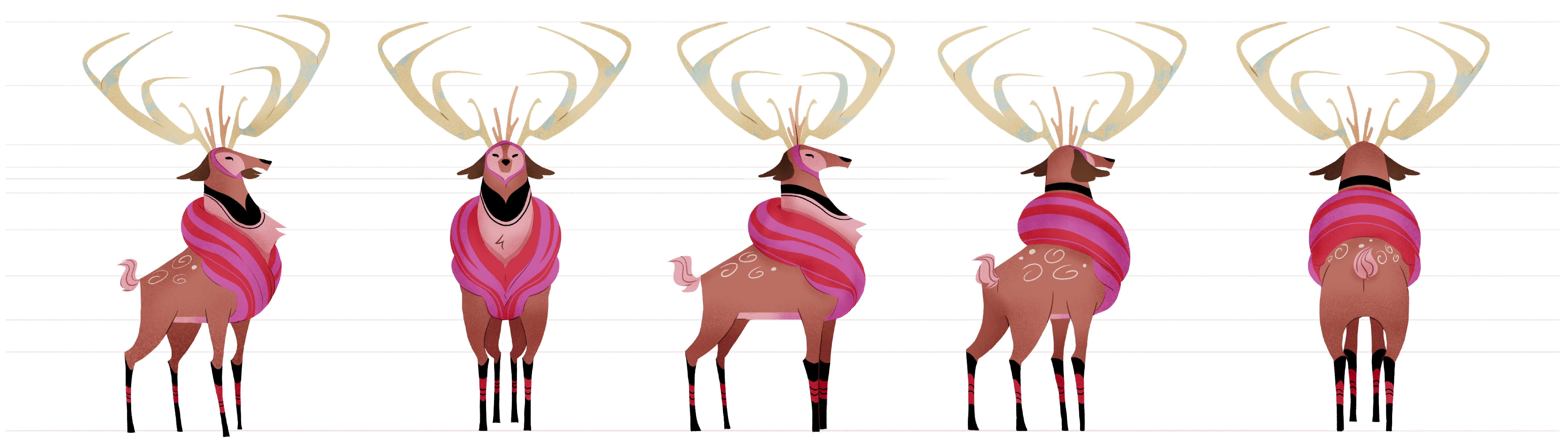 Art direction - character turnaround